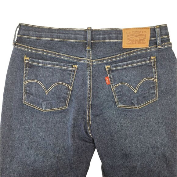 Levis 710 Super Skinny Jeans Blue Adjustable Elastic Waist Demin Girls Size 14 - Picture 3 of 8